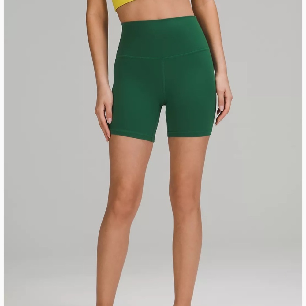 Lululemon align high-rise 6 inch shorts Everglade rare